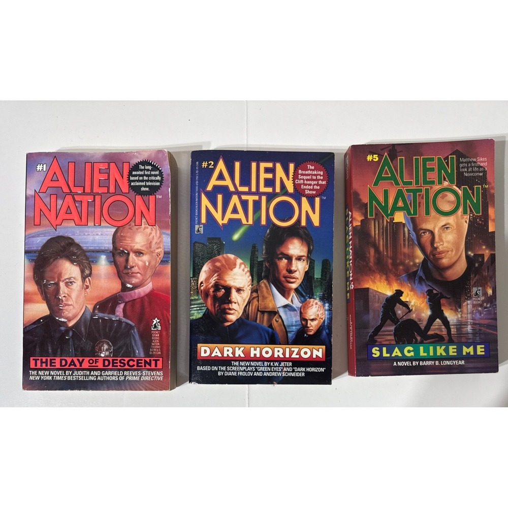 Alien Nation Sci Fi Pocket Books LOT Of 3 First Edition/Print Paperback #1 #2 #5